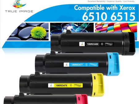 Compatible Xerox Phaser 6510 WorkCentre 6515 Toner Set - High YIeld For Sale