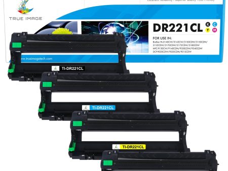 Compatible Brother DR221CL Drum Unit Set 4-Pack Online Sale